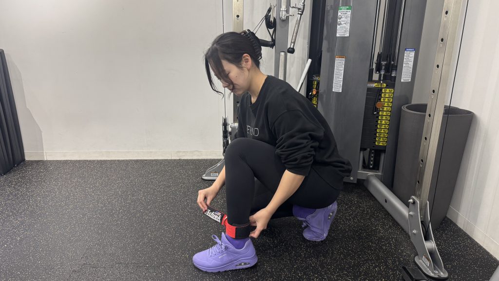 ケーブルキックバック アンクルストラップ