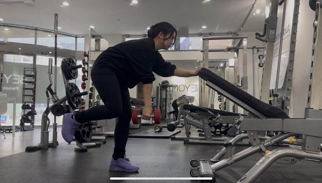 シングルルーマニアンデットリフト　間違えたフォーム　猫背