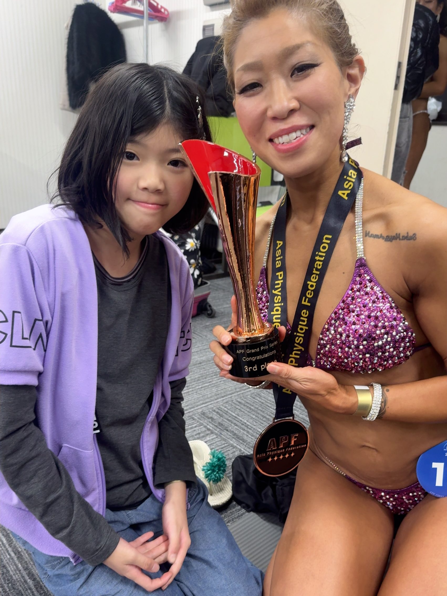 APF　３位　入賞　ウィメンズフィットウェアモデルエリート